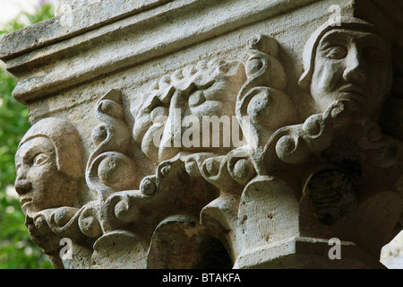 Kroatien, Dubrovnik, Franziskanerkloster, Kreuzgang, Statuen, Stockfoto