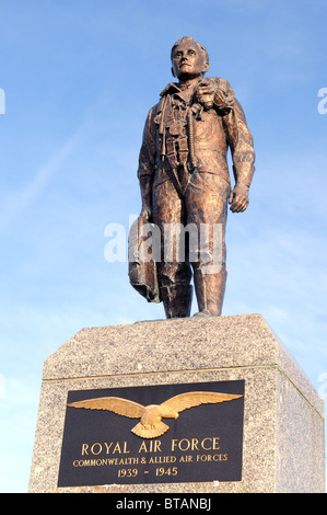 Plymouth Hacke-Royal Air Force-Commonwealth & Alliierten Luftstreitkräfte-1939 - 1945 Denkmal Pic Tony Carney Stockfoto