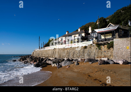 Das berühmte Spyglass Inn at Ventnor auf der Isle Of Wight Stockfoto