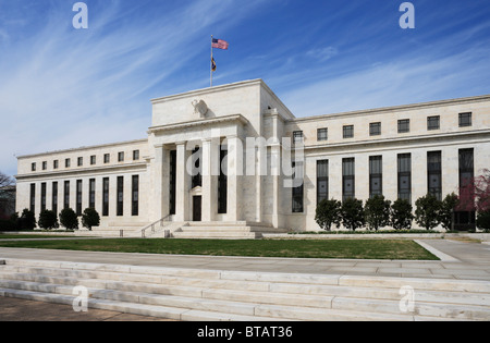 US-Notenbank Federal Reserve headquarters Building, Washington, DC. Stockfoto