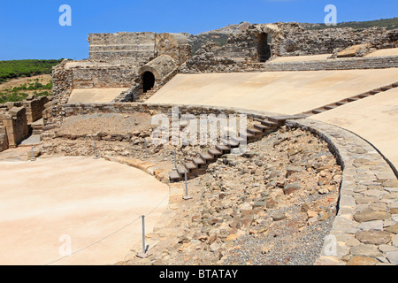 Antike römische Theater an Baelo Claudia, Spanien Stockfoto