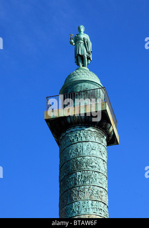 Frankreich, Paris, Place Vendôme, Spalte, Stockfoto