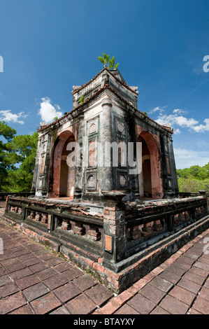 Das Mausoleum des Kaisers Lang Tu Doc, kaiserliche Stadt Hue, Nord-Vietnam Stockfoto