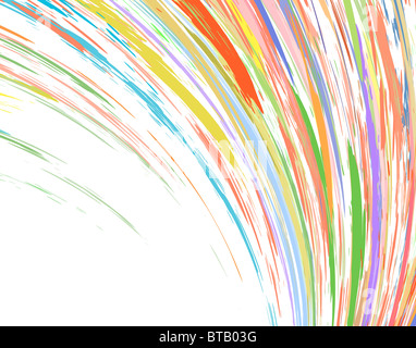Abstrakte illustrierte Gestaltung der bunten Streifen Stockfoto