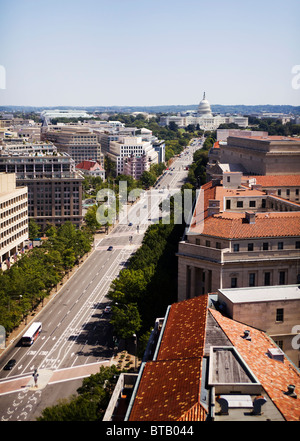 Pennsylvania Avenue - Washington, DC USA Stockfoto