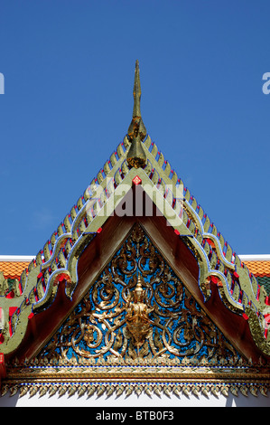 Wat Pho Tempel des liegenden Buddha Wat Phra Chetuphon Bangkok Thailand kunstvollen detail Dekoration Stockfoto