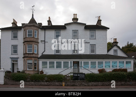 Das Royal ein man Hotel Uferstraße Tighnabruaich Kyles von Argyll Bute & Bute Schottland Stockfoto