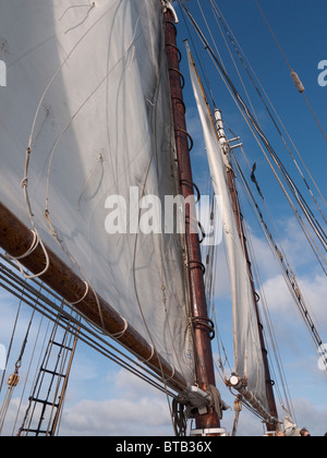 Segelschiff der Appledore Schooner aus Key West in Florida USA Stockfoto