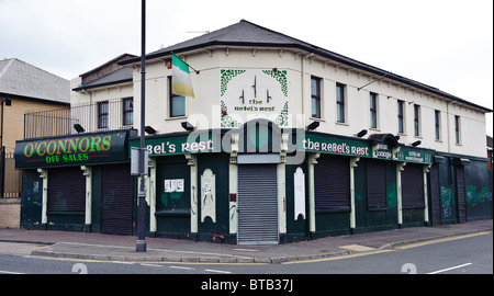 Rebell der Rest Pub in der Falls Road, Belfast Stockfoto