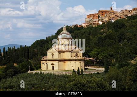 Madonna San Biagio Kirche, Montepulciano, Toskana, Italien, Stockfoto