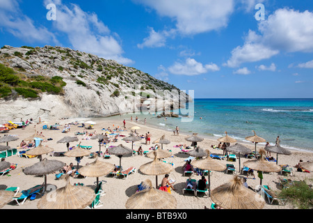 Strand Cala Barques. Cala Sant Vicenç. Insel Mallorca. Spanien Stockfoto