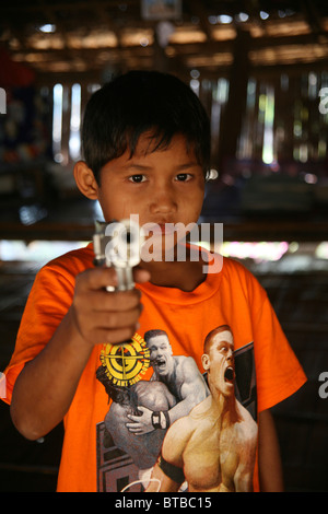 Karen Stamm (Longneck) in Thailand Stockfoto