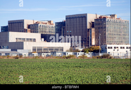 Bradwell Kernkraftwerk stillgelegt Magnox-Kraftwerk, Essex, England Stockfoto