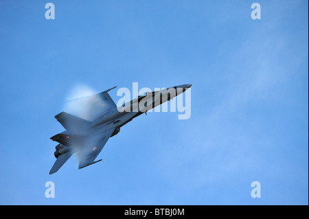 Axalp Schweizer Luftwaffen Übung und Flugshow Stockfoto