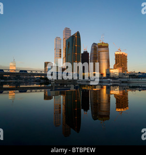 Moskau internationales Geschäftszentrum Stockfoto