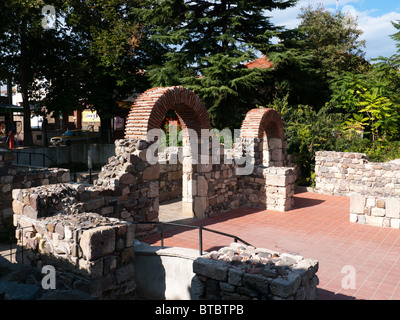 Archäologische Ausgrabungen und Ruinen in Sozopol, Bulgarien Stockfoto