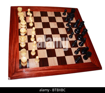 Ein Schach Brett Ausschnitt Stockfoto