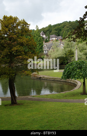 Ziergärten in Grange-über-Sande, Cumbria, England, LA11 6AB Stockfoto