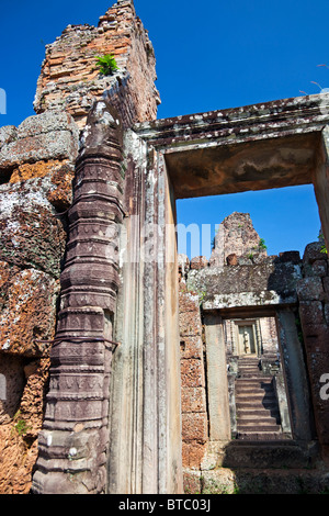 Ost-Mebon, Angkor, Siem Reap, Kambodscha Stockfoto