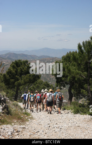 Dies ist ein Bild von Menschen zu Fuß in Andalusien, Spanien Stockfoto