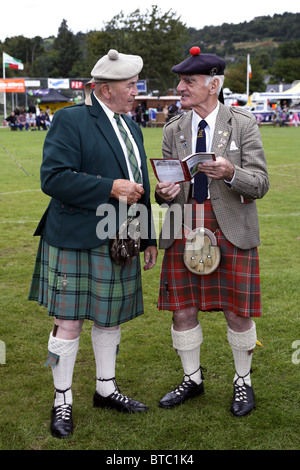 Beamte, Glenurquhart Highland Gathering und Spiele, Blairbeg Park, Drumnadrochit, Schottland Stockfoto