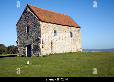 Kapelle von St. Peter-on-the-Wall, Bradwell-on-Sea, Essex, England Stockfoto