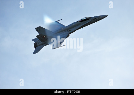 Axalp Schweizer Luftwaffen Übung und Flugshow Stockfoto