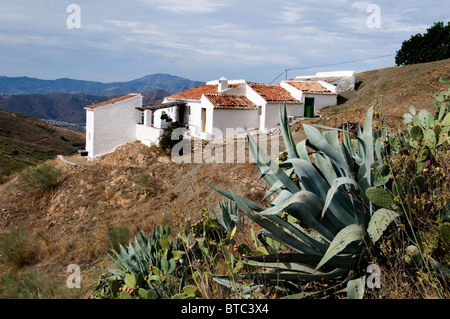 Spanien Spanisch Andalusien Bergbauernhof White Haus Stockfoto