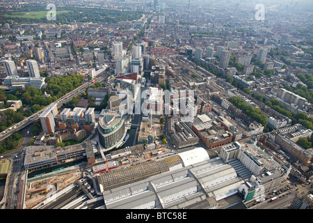 Luftaufnahme von Paddington London Stockfoto