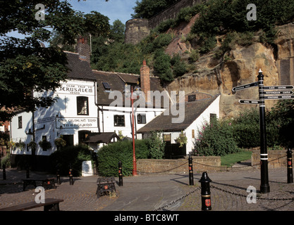 Älteste Pub In England, Jerusalem Inn Stockfoto