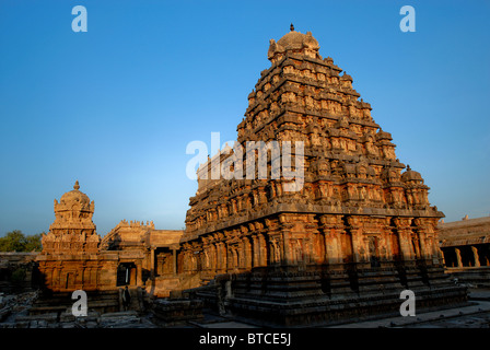 AIRAVATESVARA-TEMPEL IN DARASURAM TEMPEL Stockfoto