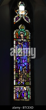 Harry Clarke Glasfenster, Carrickmacross, Irland Stockfoto