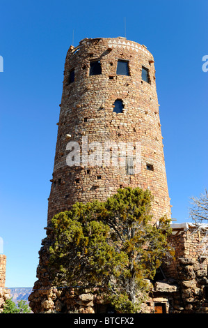 Arizona Desert View Watchtower Bereich Grand Canyon Nationalpark Stockfoto