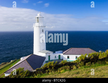 Trevose Head Leuchtturm, Cornwall, UK. Stockfoto