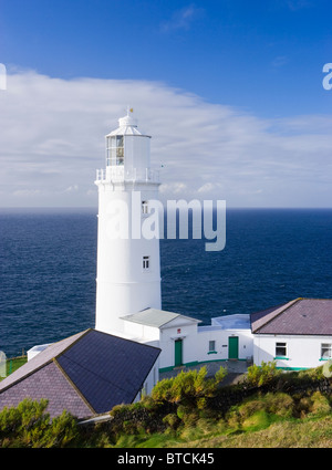 Trevose Head Leuchtturm, Cornwall, UK. Stockfoto