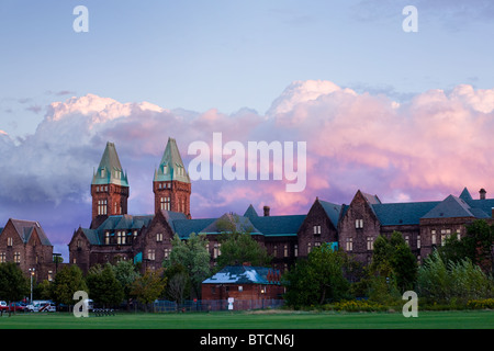 Buffalo State Hospital von Henry Hobson Richardson, erstes Beispiel Richardsonian Romanesque Art, Buffalo New York Stockfoto