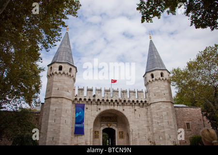 Tor der Anrede im Topkapi Palace Museum, Istanbul Türkei. 100934 Turkey Stockfoto