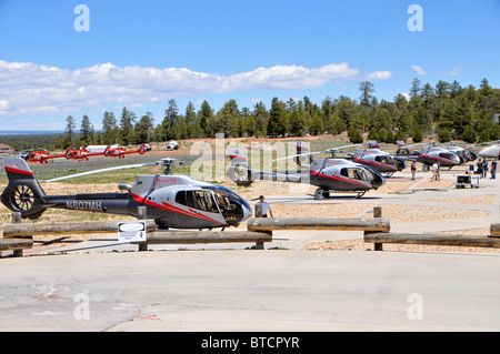 Hubschrauberlandeplatz in der Nähe von Grand Canyon Village Nationalpark Arizona Stockfoto