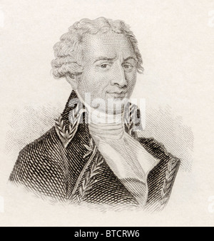 Antoine Laurent de Jussieu, 1748 bis 1836. Französischer Botaniker. Stockfoto