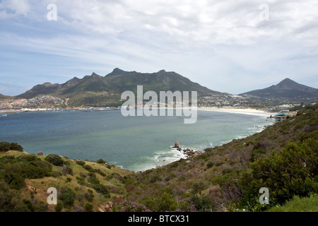 Berge wie gesehen von Chapmans Peak Drive, Cape Town und Umgebung, Südafrika Stockfoto