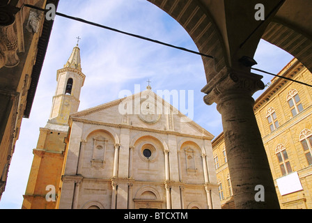 Pienza Kathedrale - Pienza Kathedrale 02 Stockfoto