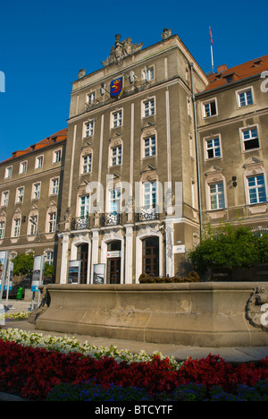 Rathaus am Plac Armil Krajovej quadratischen Stettin Pommern Polen Europa Stockfoto