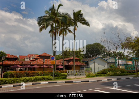 Chomp Chomp Food Centre, Singapur Stockfoto
