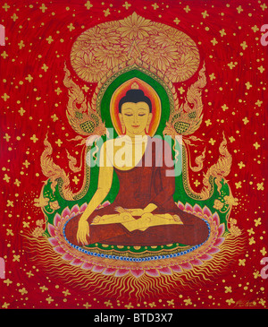 Buddha Gemälde Stockfoto