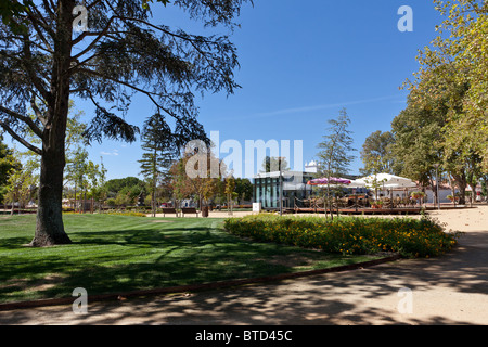 Portas do Sol Garden und Belvedere. Santarém, Portugal. Stockfoto