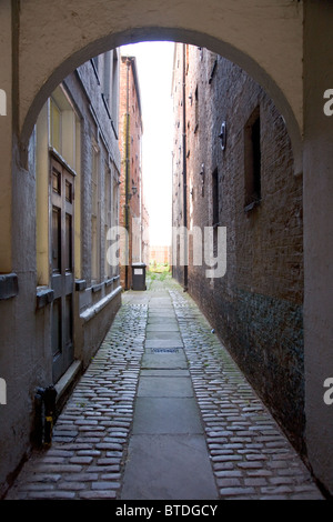 Gasse in der Altstadt, Hautpstraße Rumpf Stockfoto