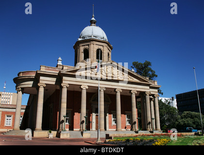 4. Raadsaal Denkmal aus dem Jahre 1890 in Bloemfontein. Dies war das Parlament der Boer Republik des Oranje-Freistaates bis 1900 Stockfoto