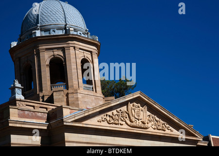 4. Raadsaal Denkmal aus dem Jahre 1890 in Bloemfontein. Dies war das Parlament der Boer Republik des Oranje-Freistaates bis 1900 Stockfoto