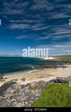 Traigh Sheileboist umfangreiche Sand und Strand, West Harris, äußeren Hebriden, westlichen Inseln Schottlands.  SCO 6896 Stockfoto
