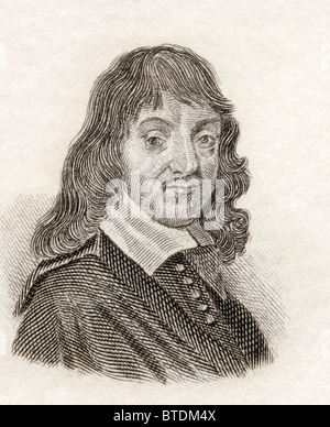 René Descartes, 1596 bis 1650. Französischer Mathematiker, Physiker, Philosoph und Schriftsteller. Stockfoto